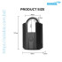 SmartX SX-PL916 Heavy-Duty Smart Padlock Fingerprint, App and Mechanical Key Unlock